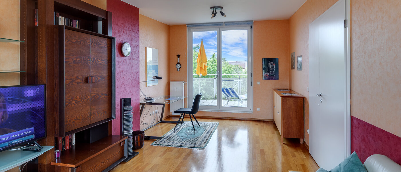 Апартамент с покривна тераса München Sendling-Westpark 02 Дневна зона 5946