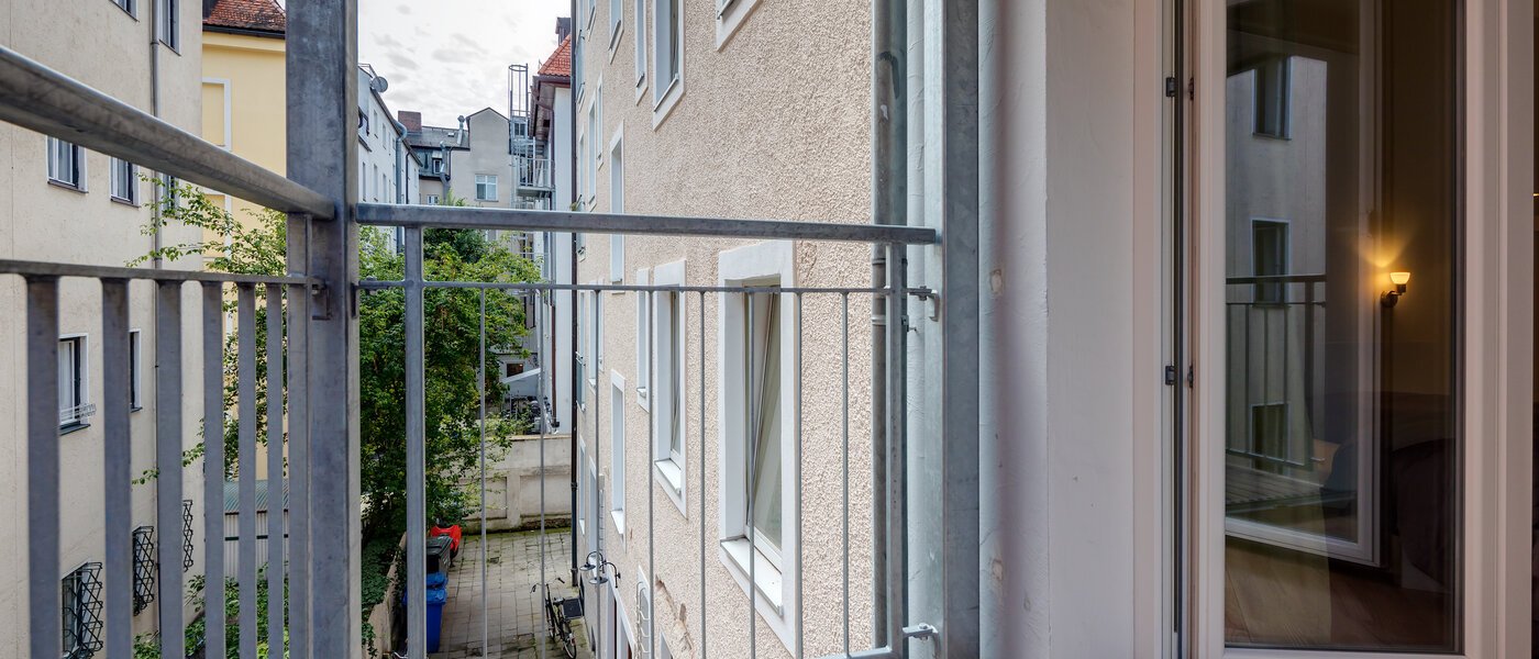 Плоский München Schwabing 03 Балкон 5987