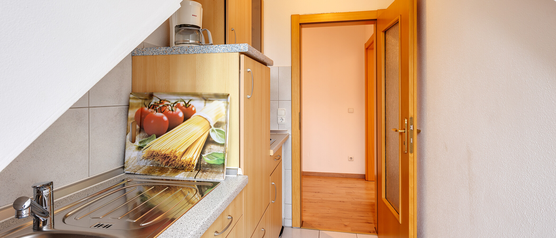 Tetőtéri lakás München Waldtrudering 01 Konyha 6182