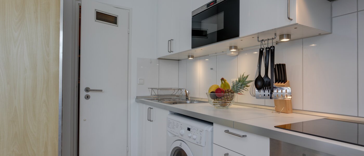 Ravna stran München Maxvorstadt - Universitätsviertel 02 Kuhinja 6205