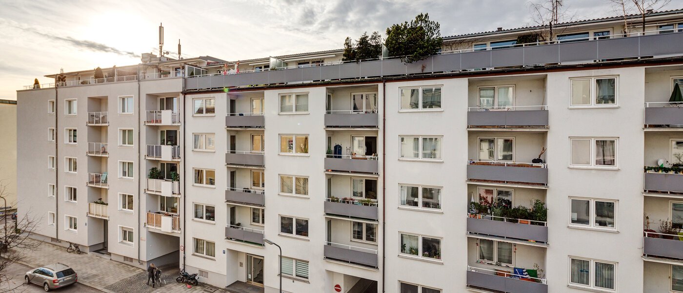 Flad München Schwabing (rechts der Leopoldstraße) 04 Udsigt 6219
