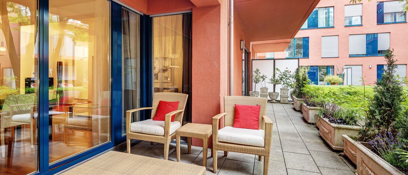 Επίπεδη München Schwabing-Nord (zw. Leopoldstraße & Englischen Garten) 03 Ταράτσα 6300