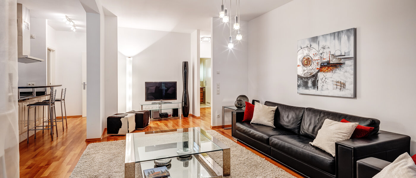 Επίπεδη München Schwabing-Nord (zw. Leopoldstraße & Englischen Garten) 02 Καθιστικό 6300