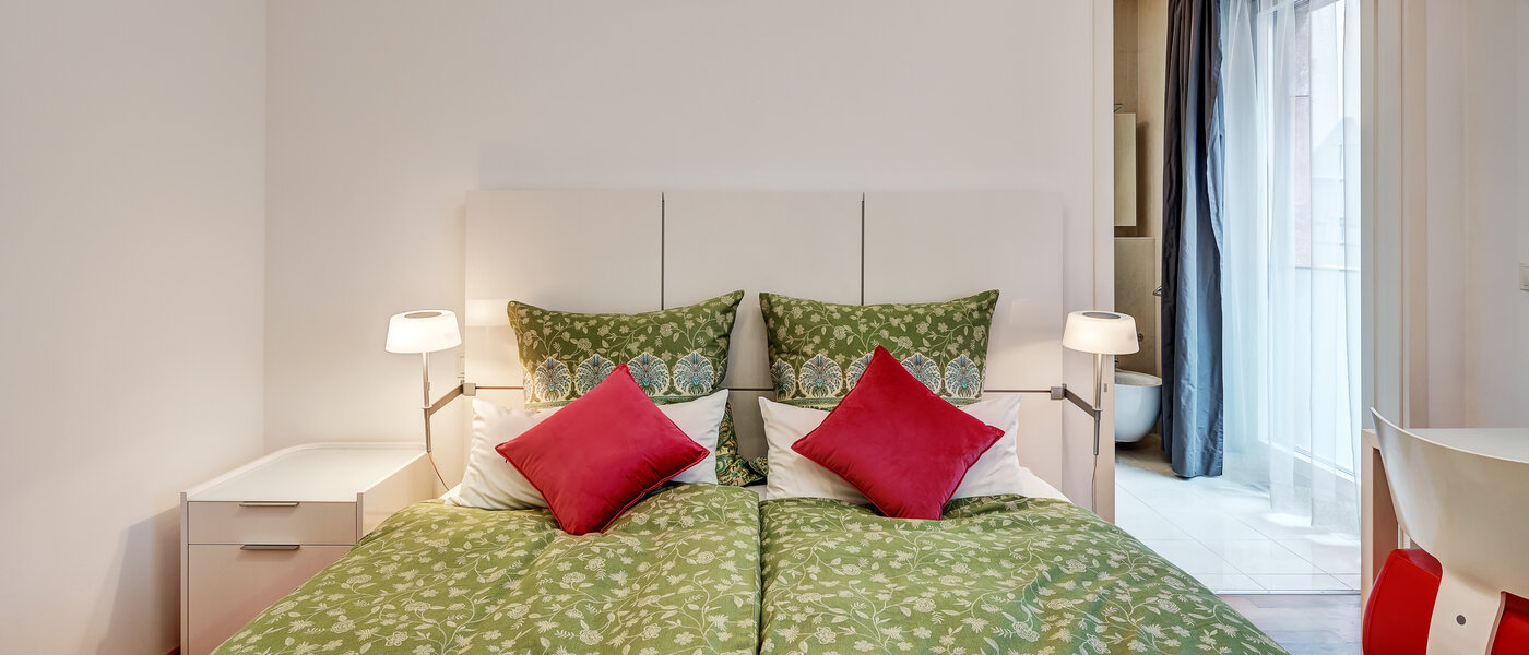 Επίπεδη München Schwabing-Nord (zw. Leopoldstraße & Englischen Garten) 02 1ο υπνοδωμάτιο 6300