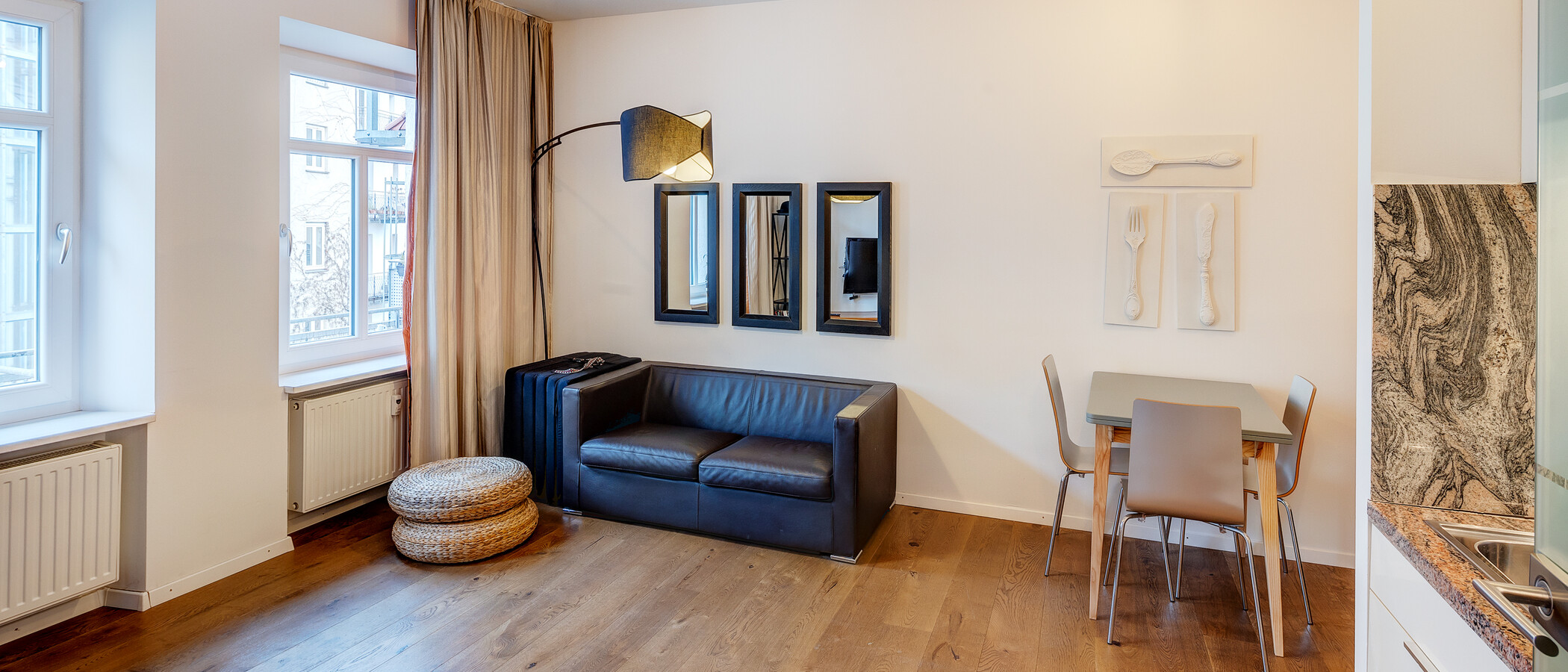 Ploché München Glockenbachviertel 02 Obývacia časť 6366