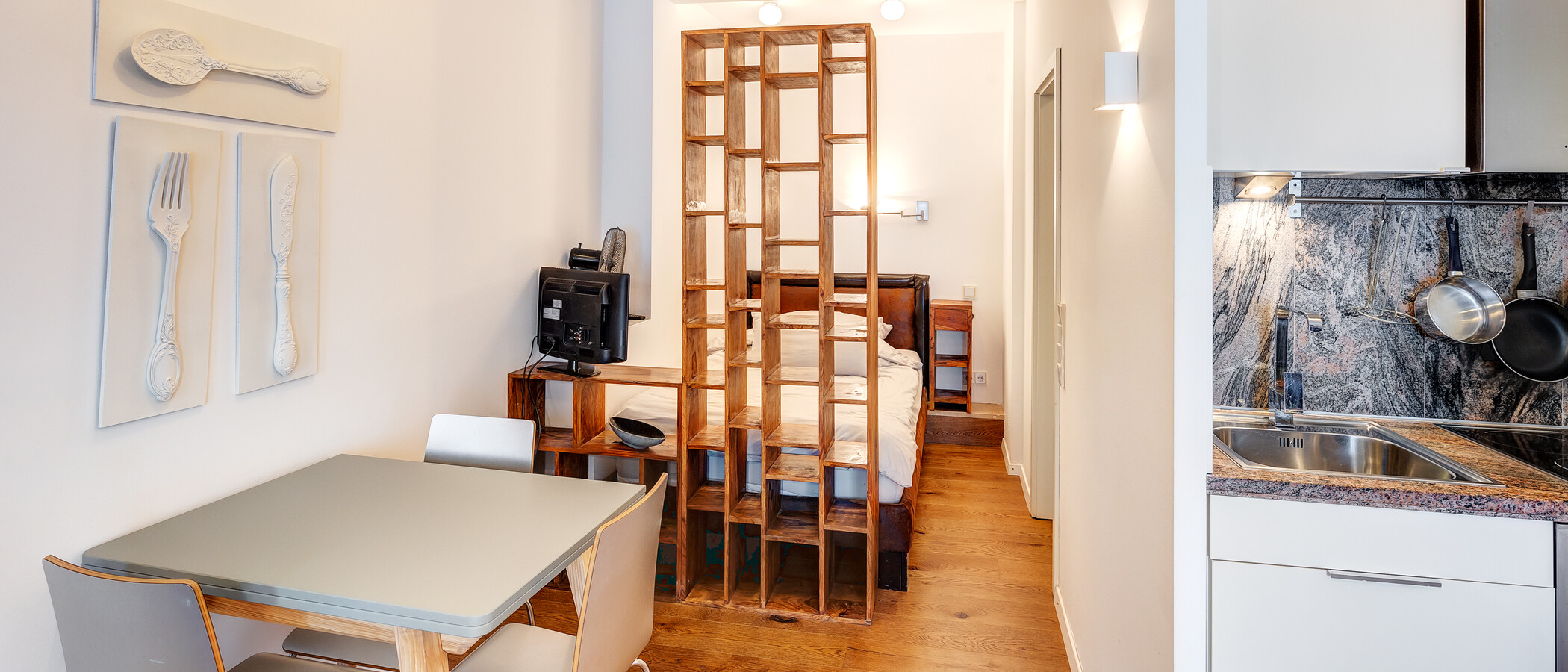 Ploché München Glockenbachviertel 04 Obývacia časť 6366