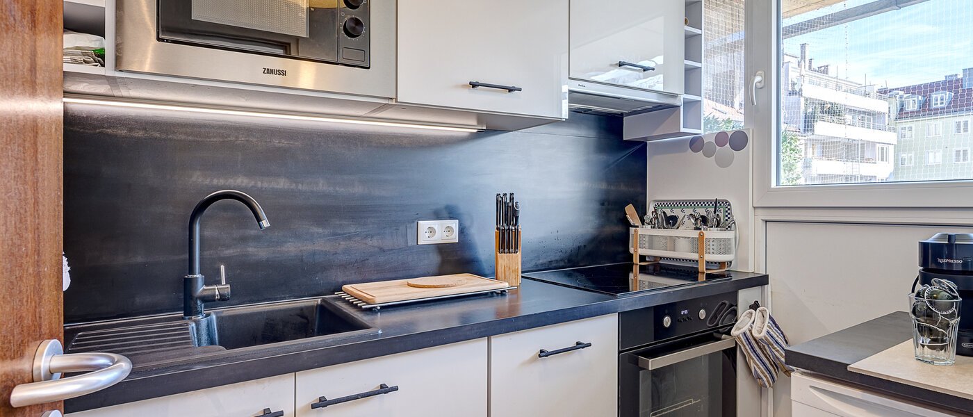 Плосък München Maxvorstadt - Universitätsviertel 02 Кухня 6485