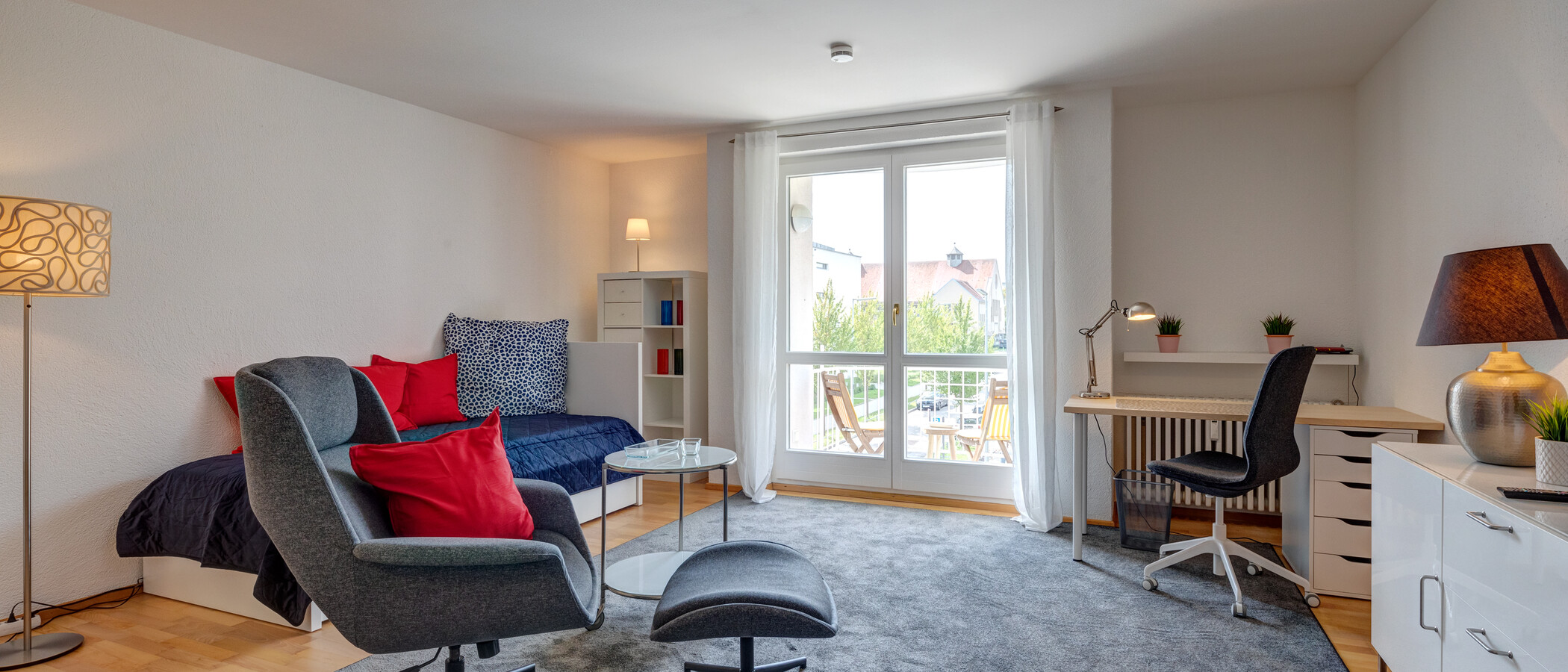 Плосък München Schwabing-Nord (zw. Belgrad- & Leopoldstraße) 01 Дневна зона 6538