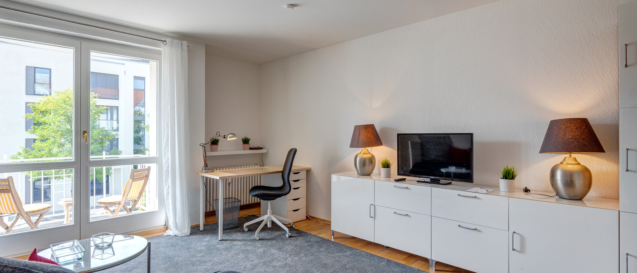 Плосък München Schwabing-Nord (zw. Belgrad- & Leopoldstraße) 02 Дневна зона 6538