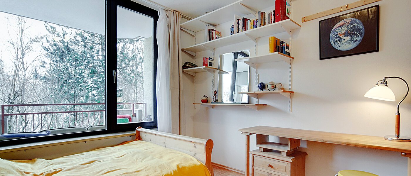 Ploché München Haidhausen 02 Spálňa 6637