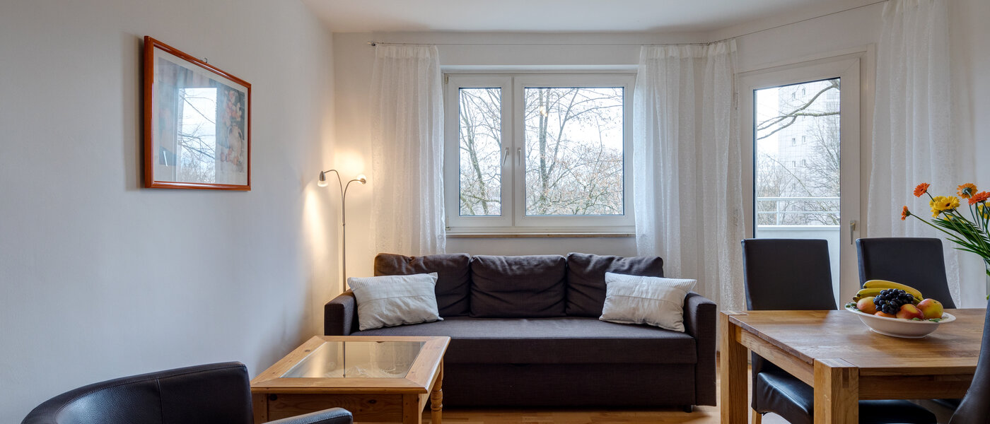 플랫 München Parkstadt Bogenhausen 01 거실 공간 669