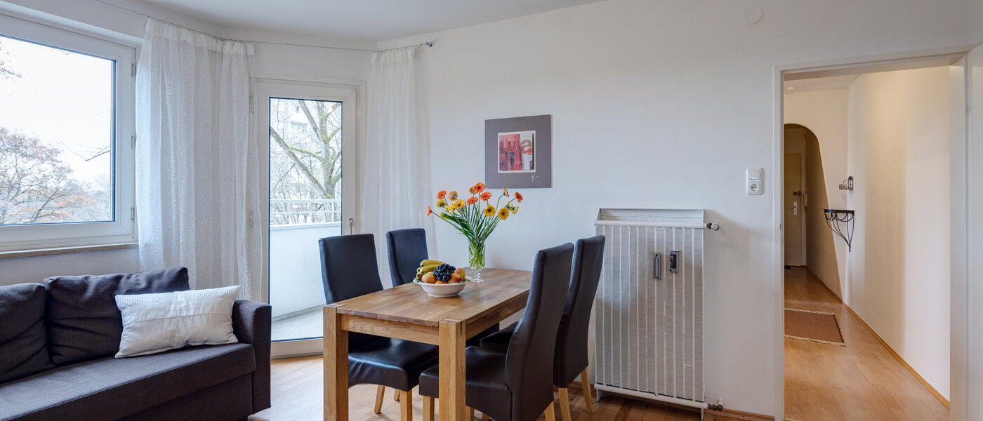 플랫 München Parkstadt Bogenhausen 02 거실 공간 669