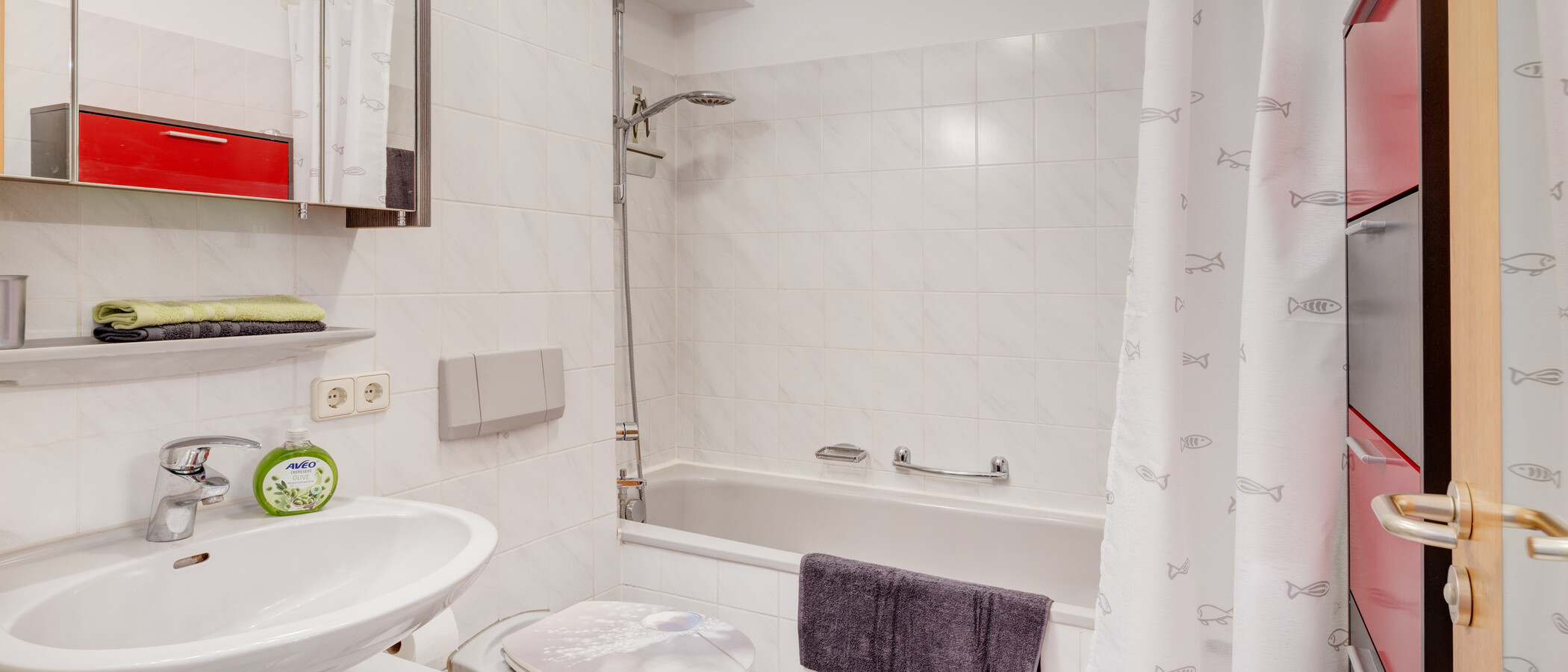 Kerti lakás München Neuhausen 01 Fürdőszoba 6696
