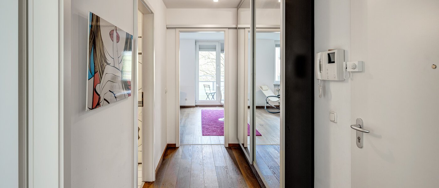 Lapos München Maxvorstadt - Universitätsviertel 01 Folyosó/folyosó 6719