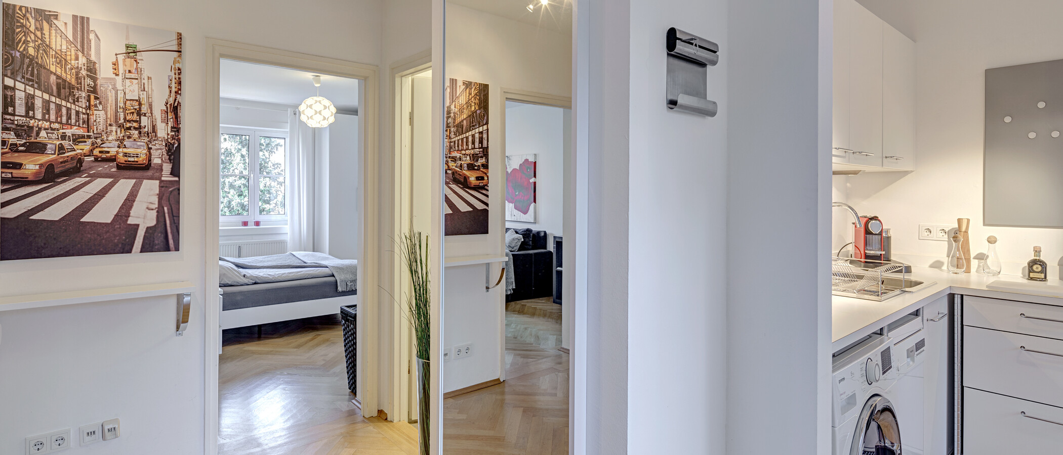 Flat München Schwabing-West (rund um den Bonner Platz) 02 Korridor/gang 6724