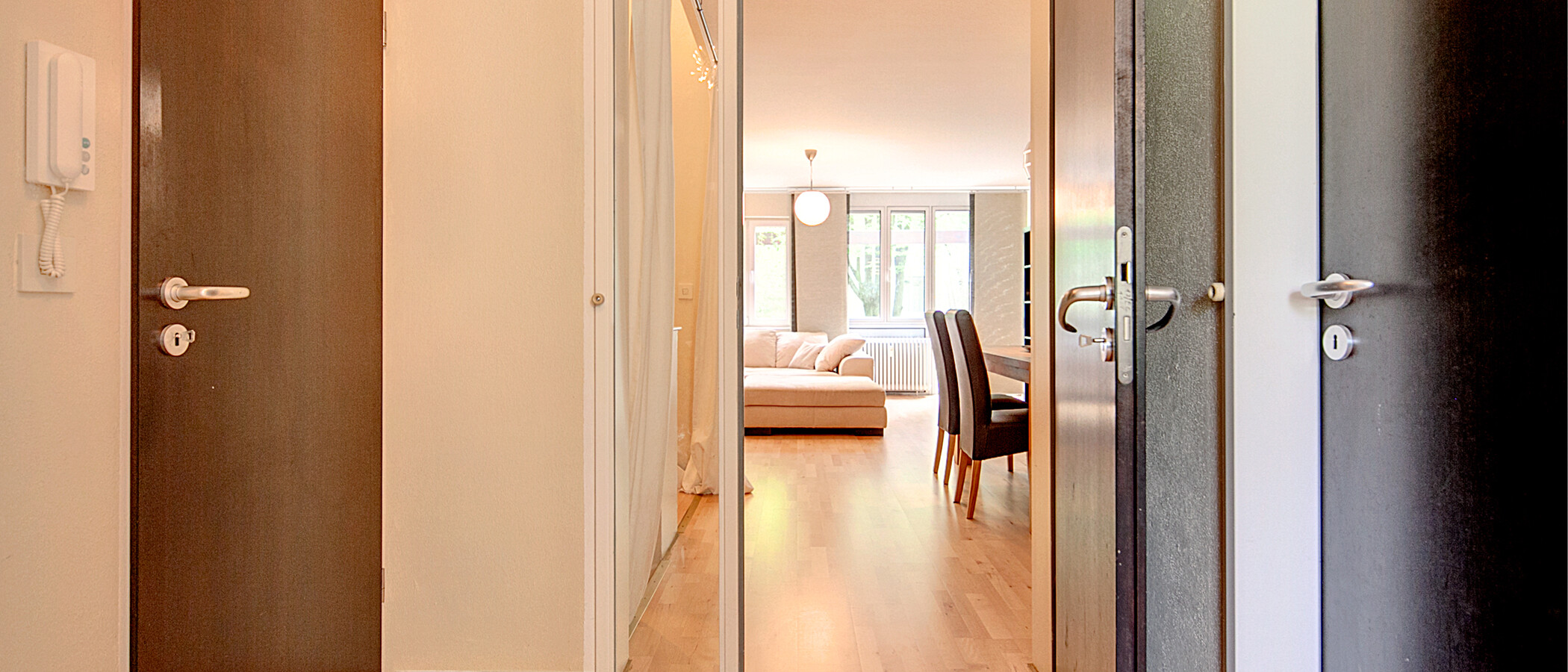 Düz München Bogenhausen 01 Koridor/koridor geçidi 6872