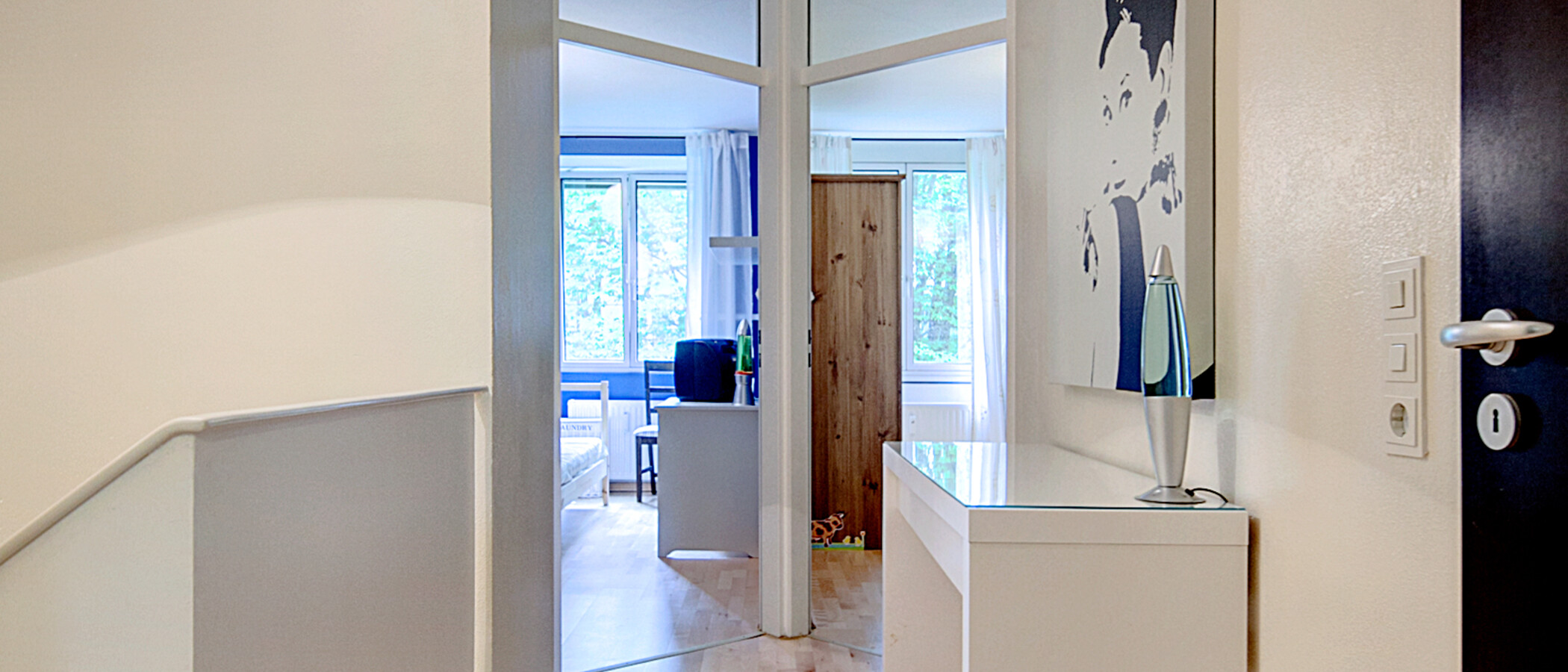 Düz München Bogenhausen 03 Koridor/koridor geçidi 6872