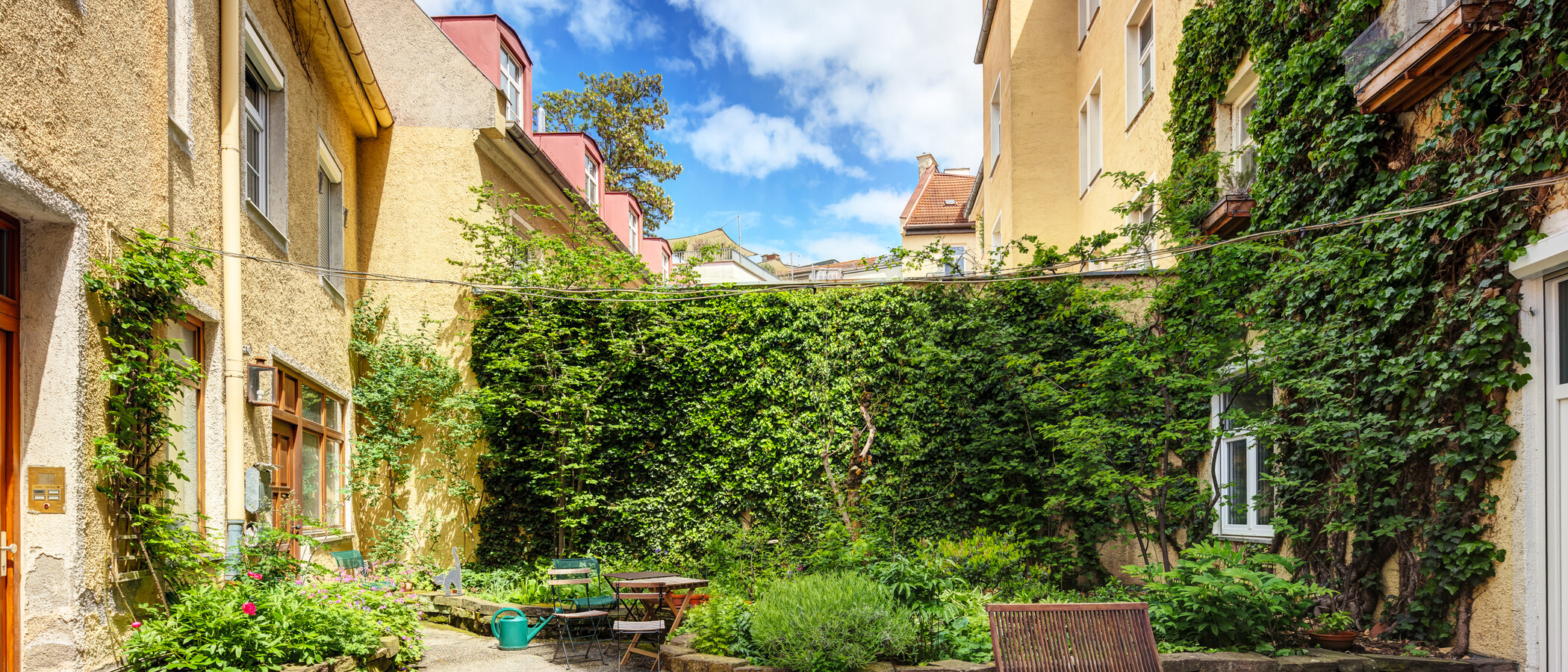 Плосък München Haidhausen 01 Вътрешен двор 6981