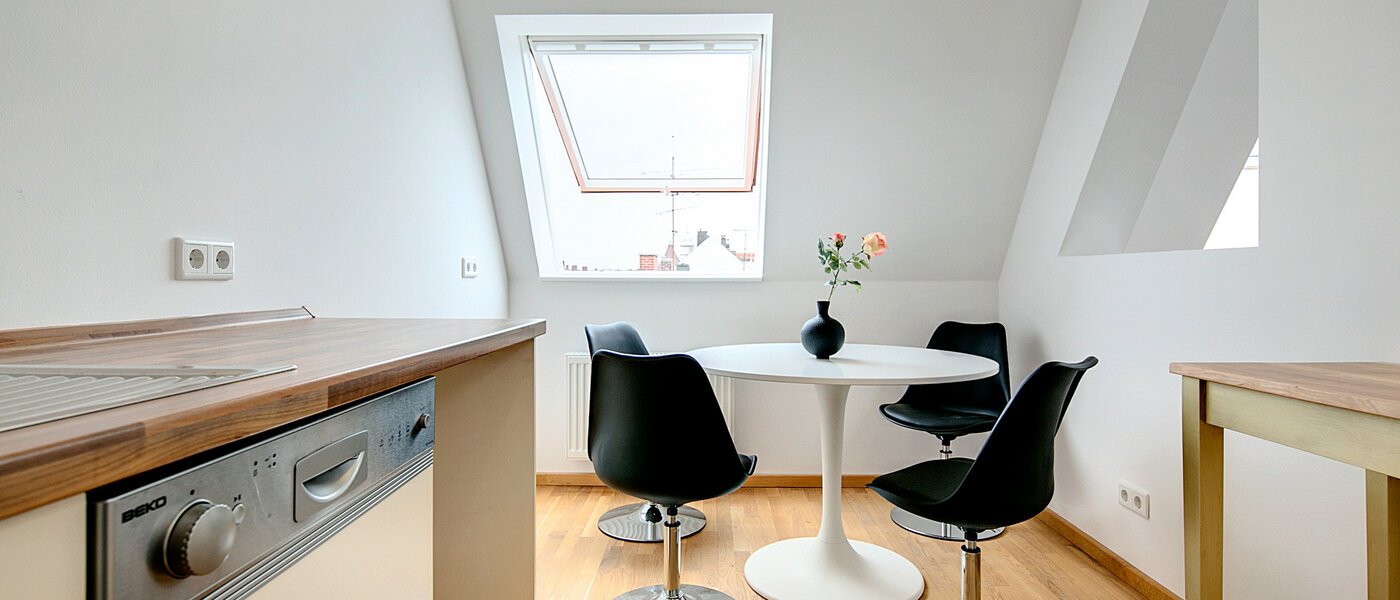 다락방 평면 München Neuhausen 03 주방 7084