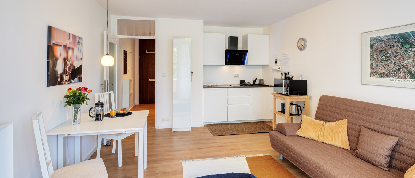 Flat München Mittersendling 01 Stue og oppholdsrom 7100