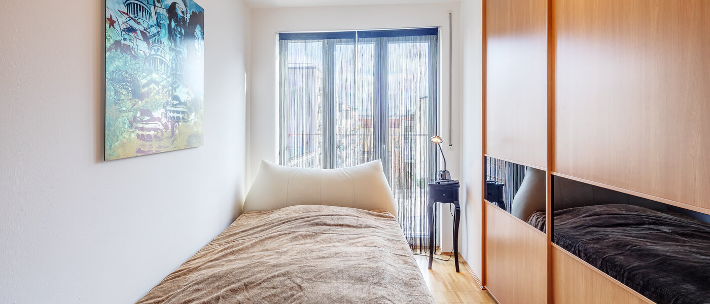 Byt so strešnou terasou München Schwabing-West 01 Spálňa 7226