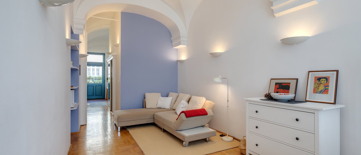 Ploché München Schwabing-West 02 Obývací prostor 7299