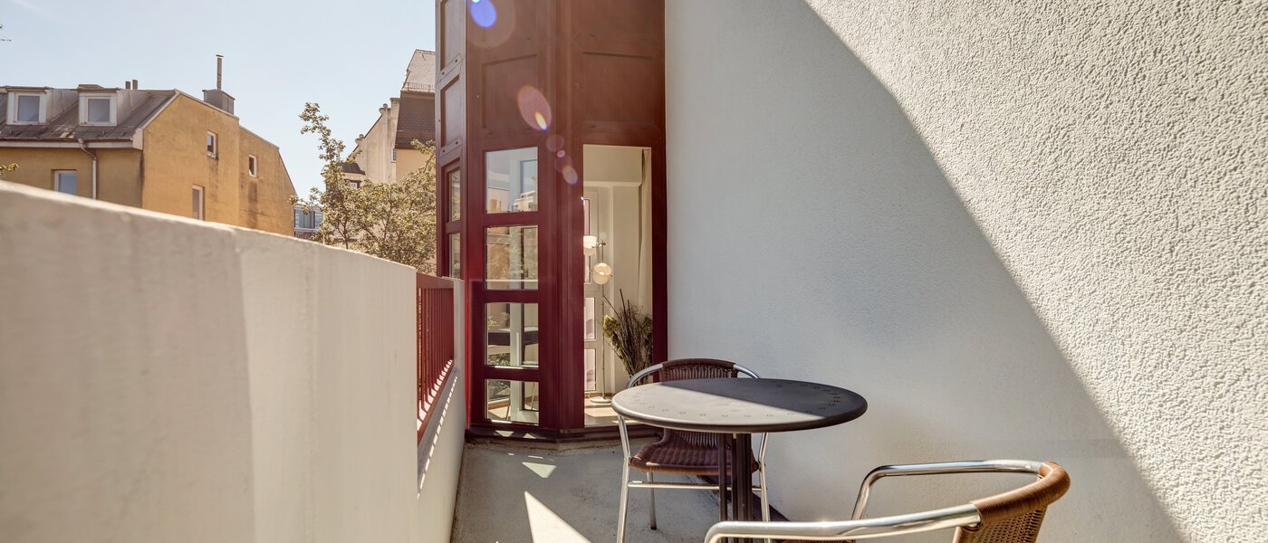 플랫 München Schwanthalerhöhe 01 발코니 7367