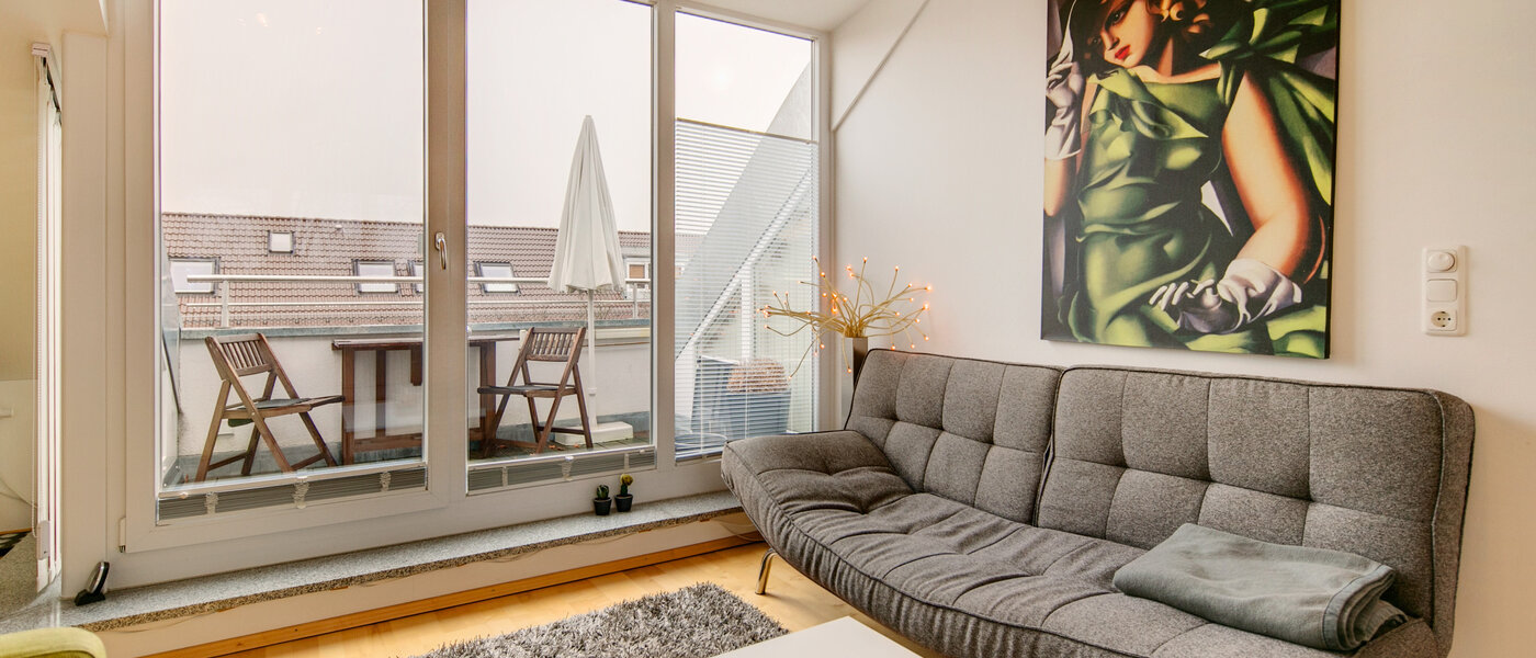 Διαμέρισμα με βεράντα στην ταράτσα München Untermenzing 01 Ζώντας 7372