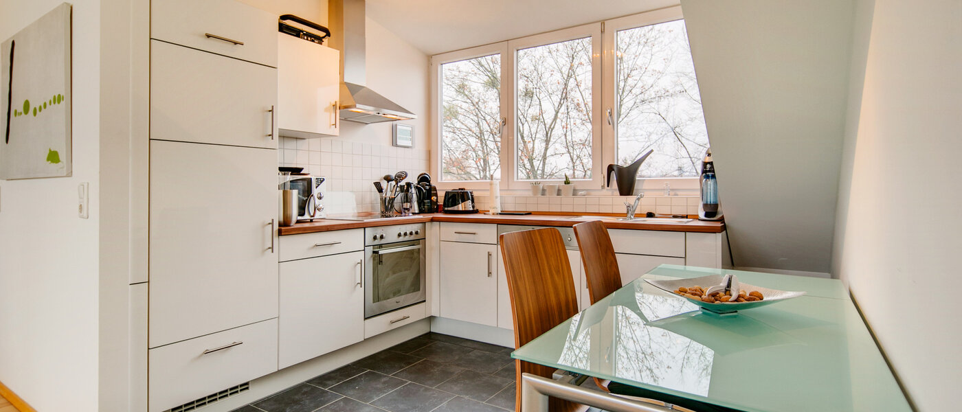 Διαμέρισμα με βεράντα στην ταράτσα München Untermenzing 01 Κουζίνα 7372