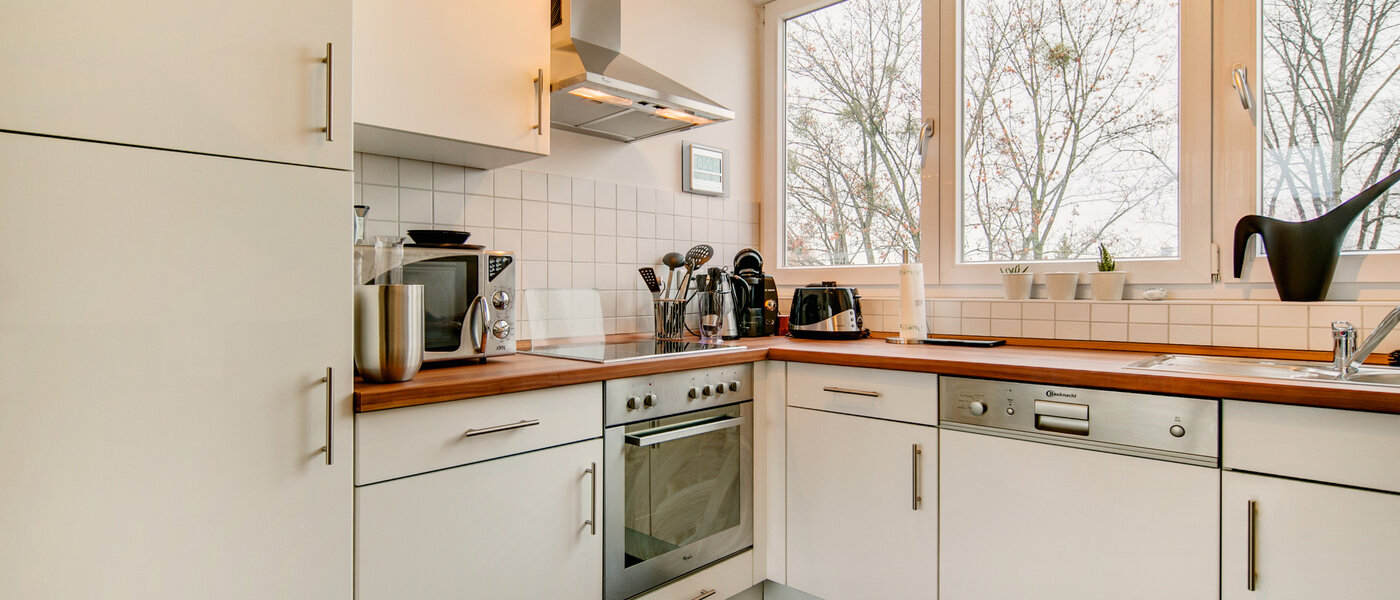 Διαμέρισμα με βεράντα στην ταράτσα München Untermenzing 02 Κουζίνα 7372