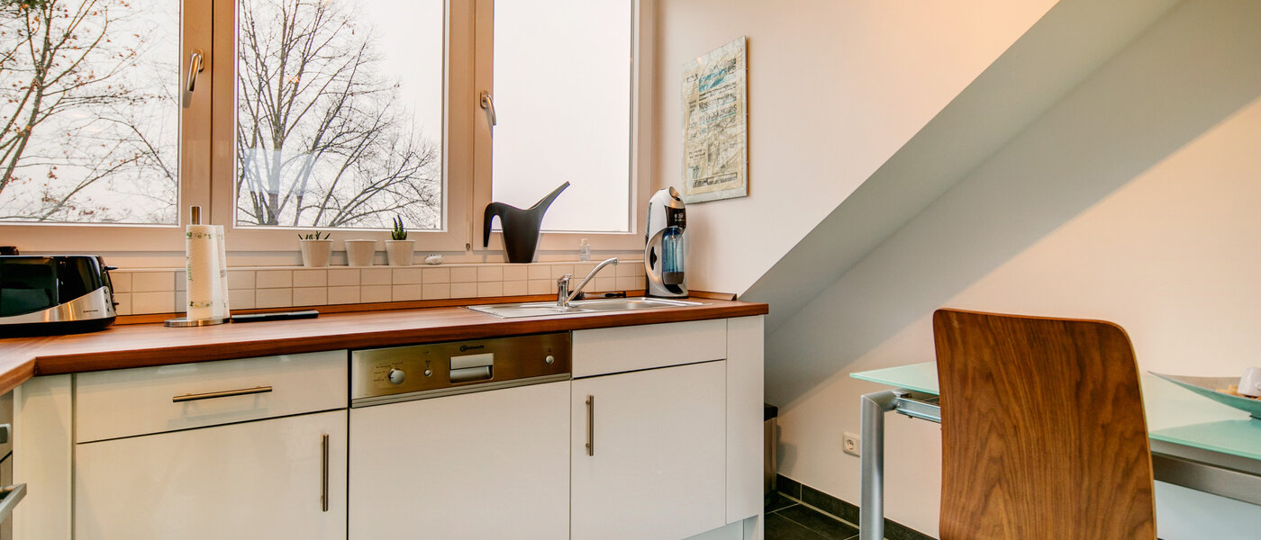 Διαμέρισμα με βεράντα στην ταράτσα München Untermenzing 03 Κουζίνα 7372