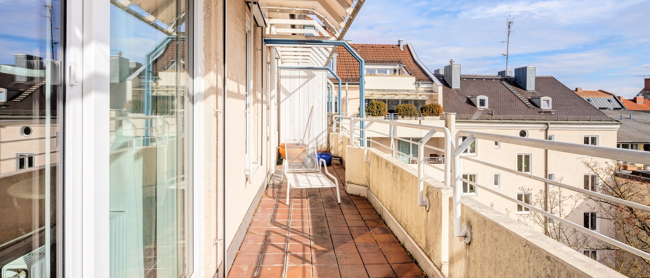Flat München Maxvorstadt 01 Takterrasse 7492