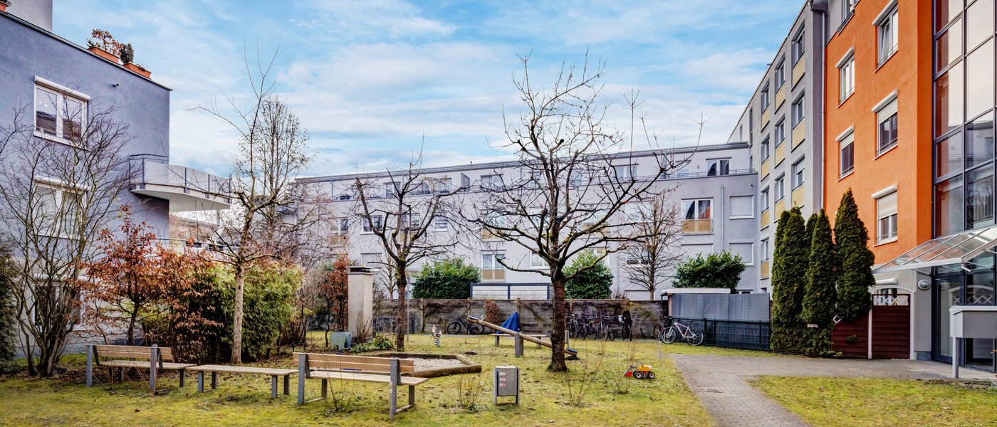 Düz München Sendling-Westpark 01 İç avlu 7493