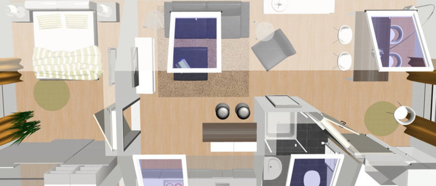 Zolder flat München Trudering 01 Plattegrond 7503
