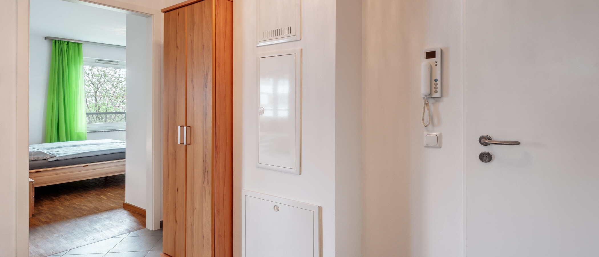 Düz München Parkstadt Schwabing 02 Koridor/koridor geçidi 7611