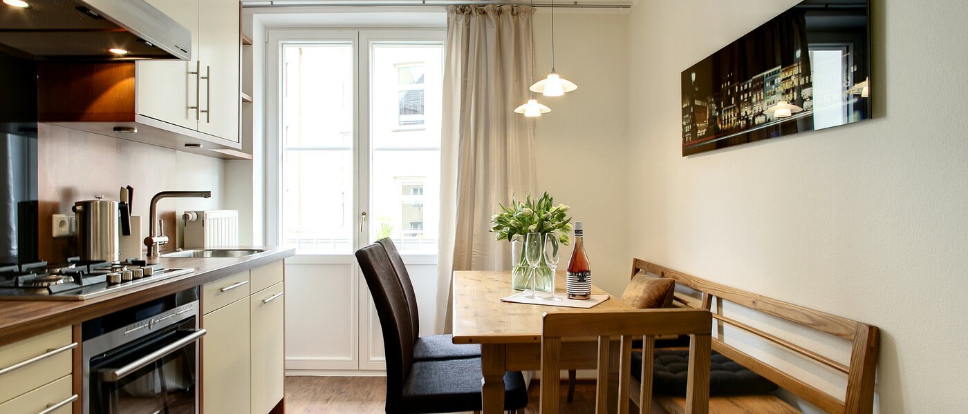 플랫 München Lehel 01 주방 7684