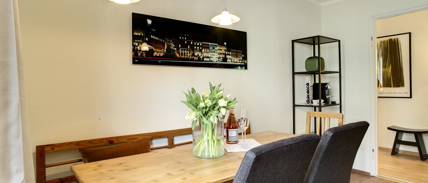 플랫 München Lehel 03 주방 7684