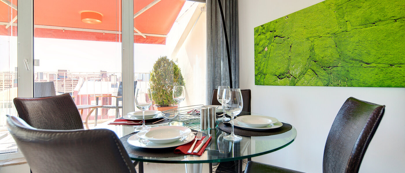 Stanovanje s strešno teraso München Schwabing-West (rund um den Hohenzollernplatz) 05 Kuhinja 7704