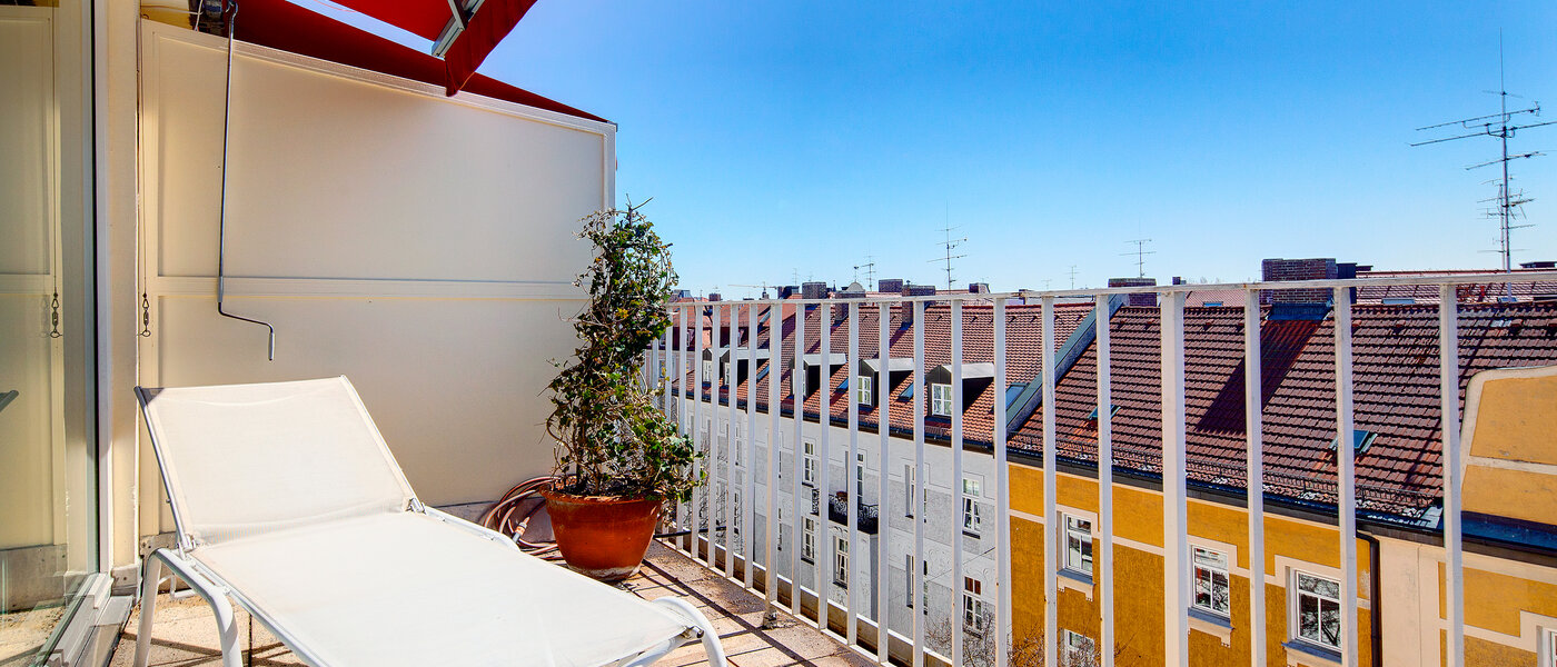 Stanovanje s strešno teraso München Schwabing-West (rund um den Hohenzollernplatz) 02 Strešna terasa 7704