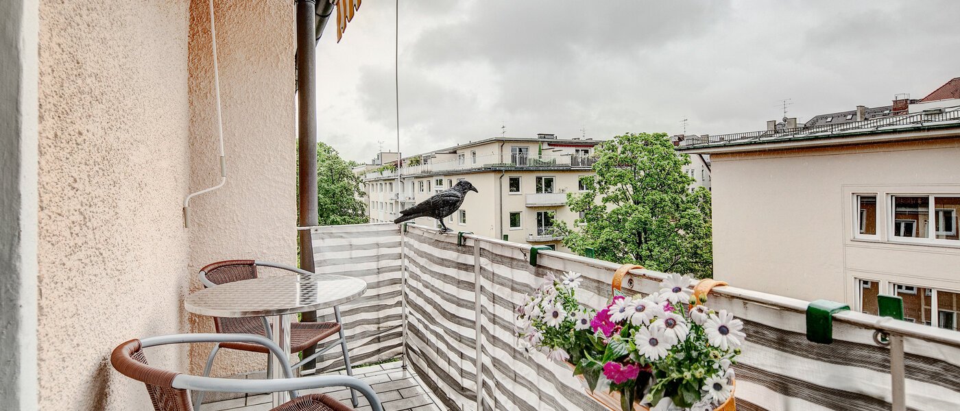 Επίπεδη München Schwabing (links der Leopoldstraße) 01 Μπαλκόνι 7776