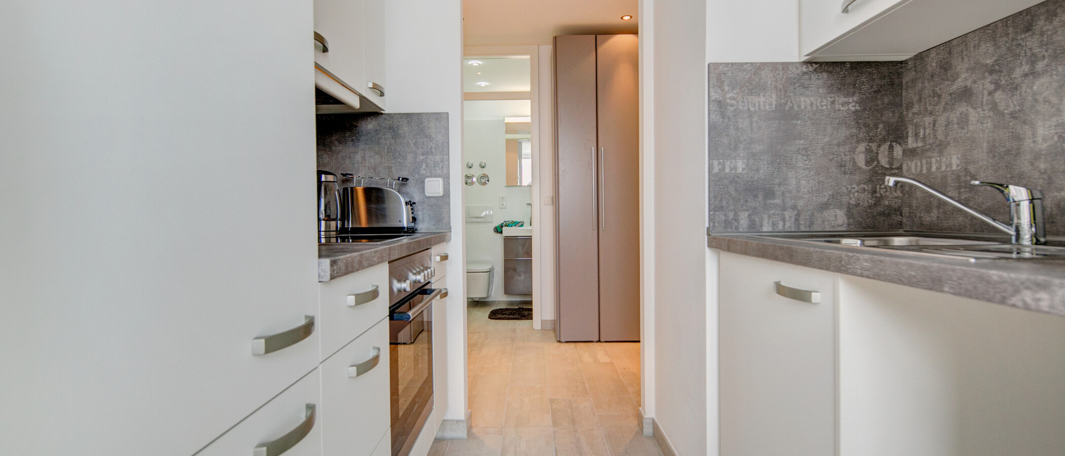Flat München Schwabing-Nord (zw. Leopoldstraße & Englischen Garten) 02 Kjøkken 7791