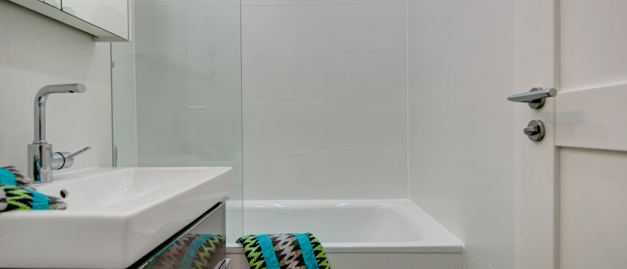 Flat München Schwabing-Nord (zw. Leopoldstraße & Englischen Garten) 01 Baderom 7791