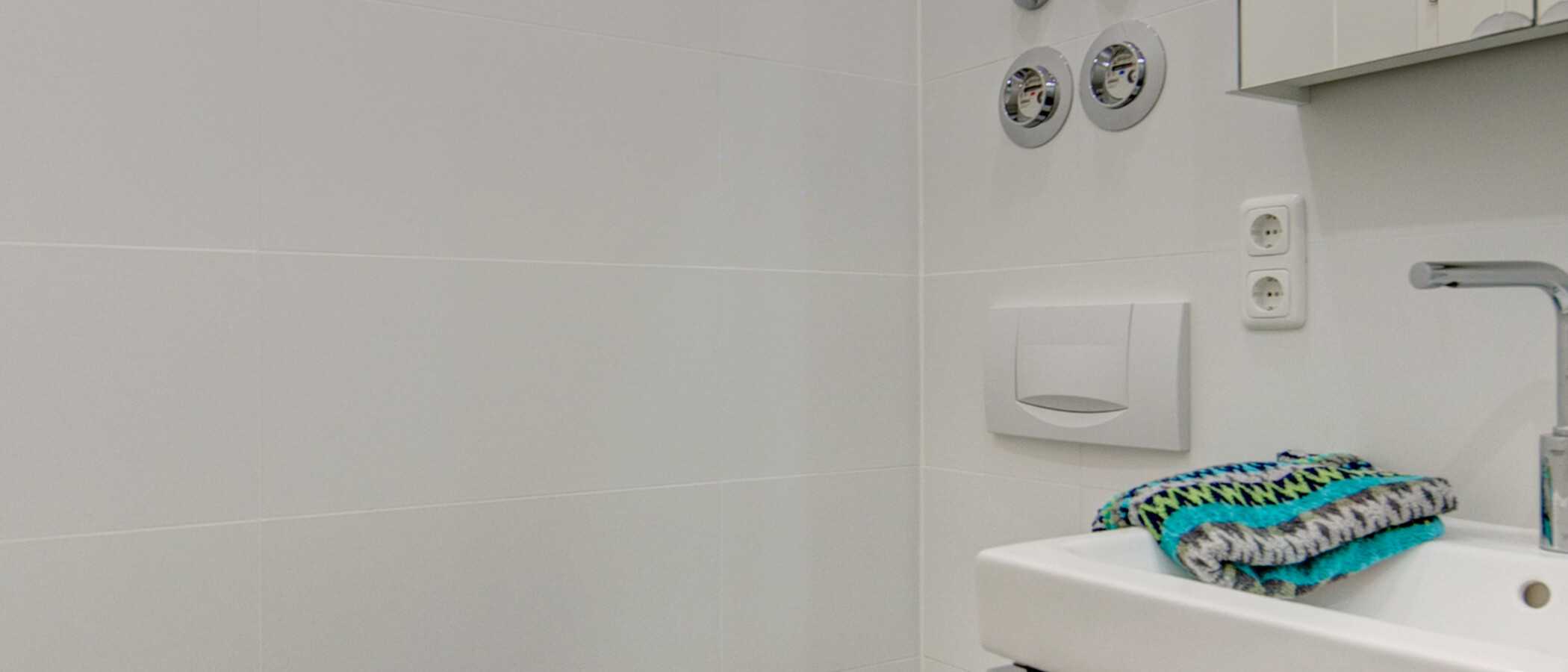 Flat München Schwabing-Nord (zw. Leopoldstraße & Englischen Garten) 03 Baderom 7791