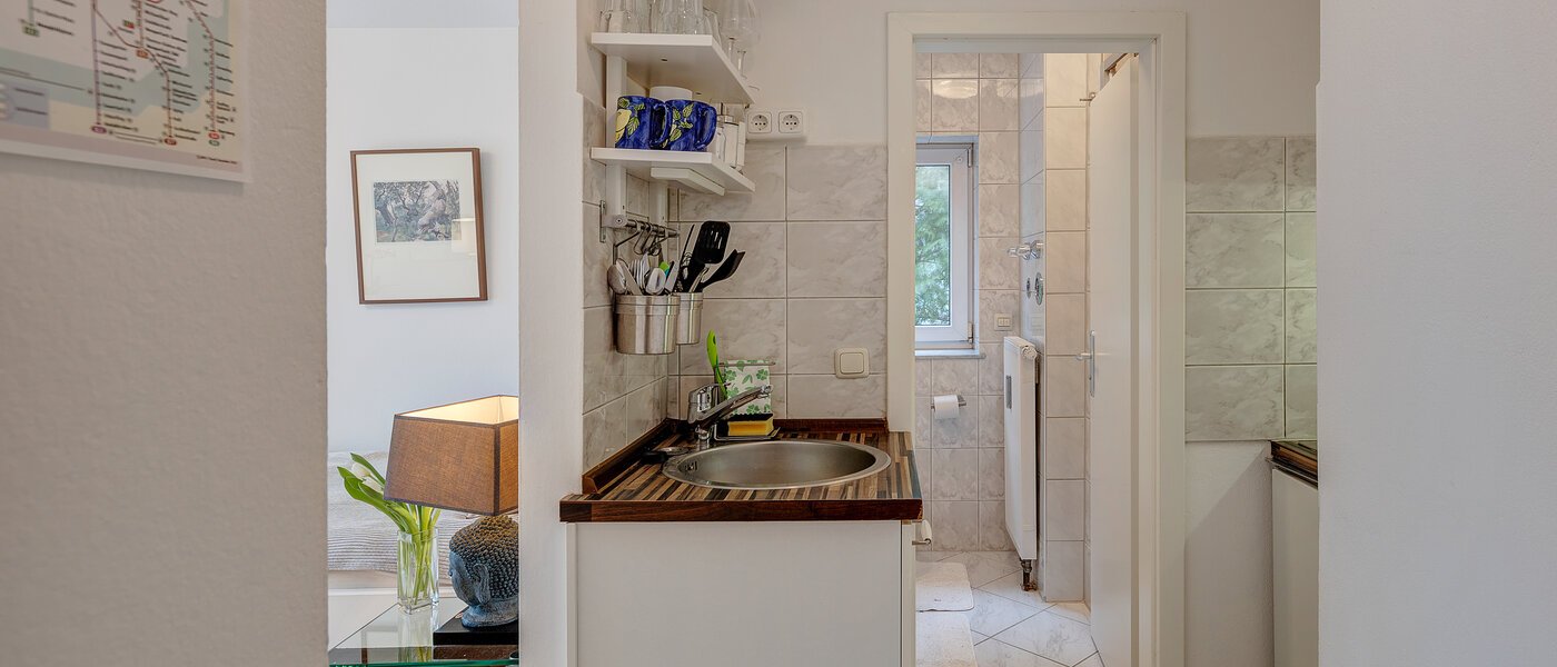 Düz München Sendling-Westpark 02 Koridor/koridor geçidi 7845