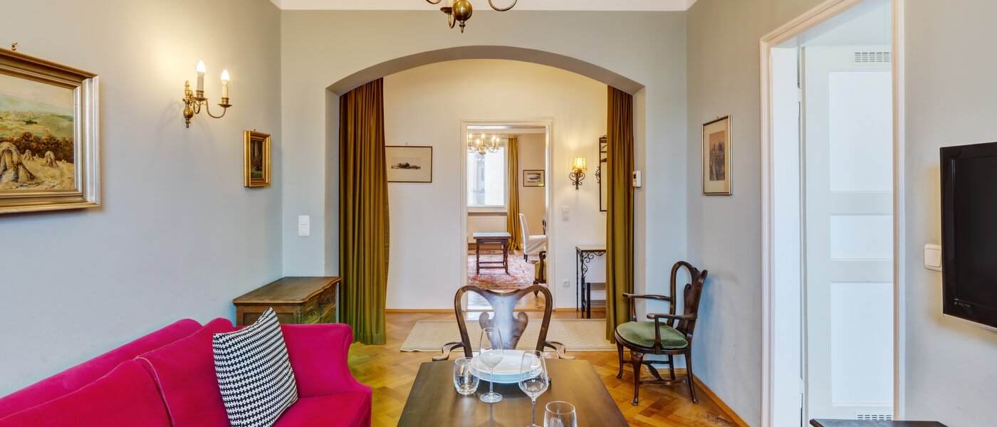 Ploché München Maxvorstadt - Universitätsviertel 02 Obývacia časť 7887