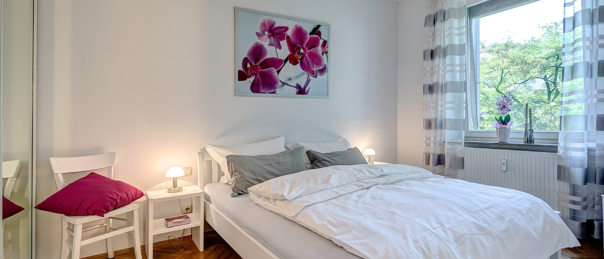 Ploché München Schwabing 04 Spálňa 8088