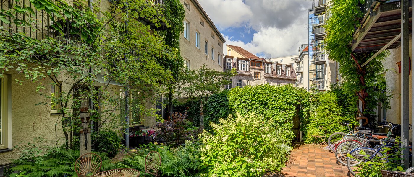 Плоский München Altstadt 02 Внутрішній двір 8141