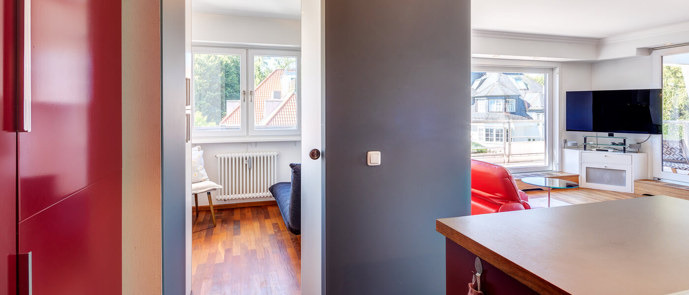 Çatı katı dairesi München Menterschwaige 03 Mutfak 8181