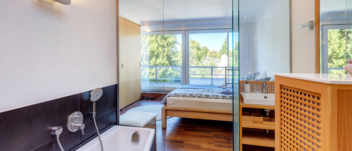 Çatı katı dairesi München Menterschwaige 01 Banyo 8181