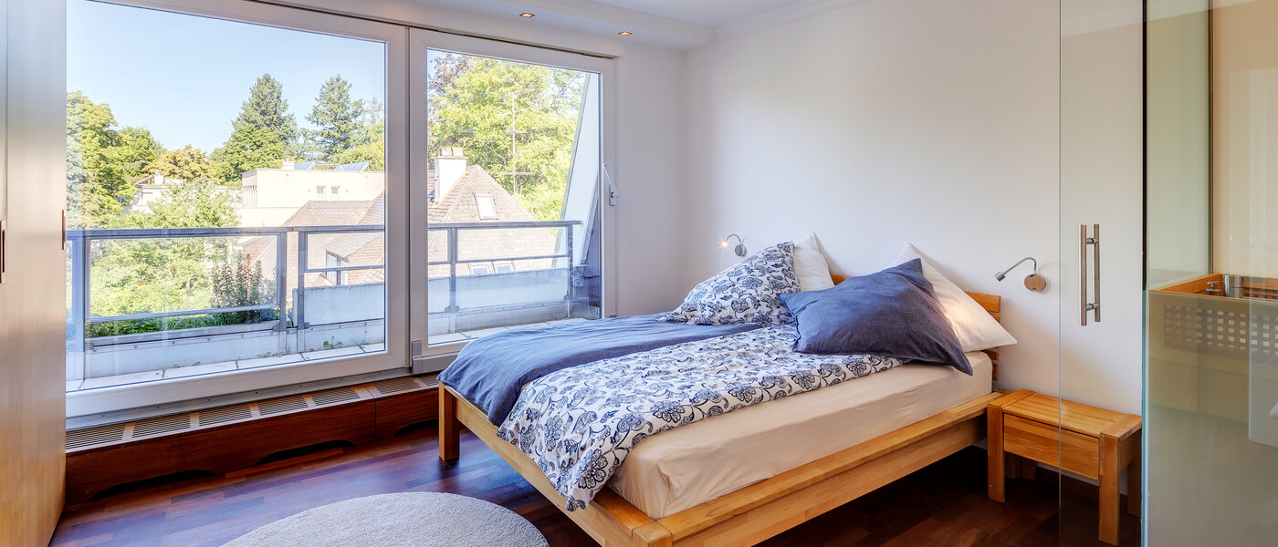 Çatı katı dairesi München Menterschwaige 01 Yatak Odası 8181